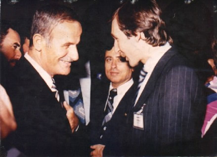 Achmed Khammas und Präsident Assad